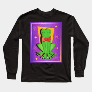 Fancy Frog (Deep Purple) Long Sleeve T-Shirt